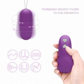 Loveyoyo huevo vibrante masturbación femenina punto G estimulación radio control remoto púrpura. Envíos a Sevilla