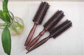 MTTLS Peines de rizos redondos para peine de pelo corto a largo Peine de peine de pelo rizado Peine de peine que peina pelo recto Peine de modelado de peine Peine cilíndrico (3 cps). Envíos a Alacant