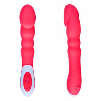 Masajeador Electrico vibrador para Mujer Con Función de Auto-calentamiento, Cervical Relax Vibrador Wand Erotico [100% Impermeable, 10 Velocidades, USB Recargable], Rojo. Envíos a Toledo