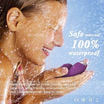 ACVIOO® Bolas Chinas Suelo Pelvico de la Salud Kegel Bolas Impermeable de Silicona Ejercicios Bolas con Mando a Distancia para Las Mujeres, Color Púrpura. Envíos a Huelva