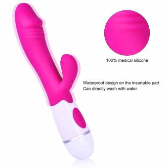 Apriller mujeres de silicona vibrador femenino del G-punto del clítoris vibrante doble estimulación Massager Wand consolador masturbación juguete del sexo Individual / Pareja. Envíos a Cádiz