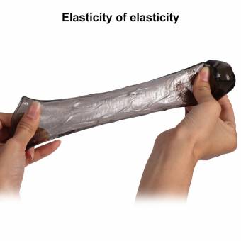 Penis Extender Reusable Consolador Extensor de Pene de del Sexo Juega la Ampliación del Pene Hacia y Retrasar la Eyaculación Condón for man (3pcs S, M y L). Envíos a Toledo