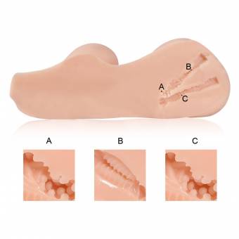3D Realistic Erotic Love Doll for Men, Masturbator with Vagina / Anus and Breasts (30ml Lube + Bullet Vibrator Eg + USB warm heater). Envíos a Granada