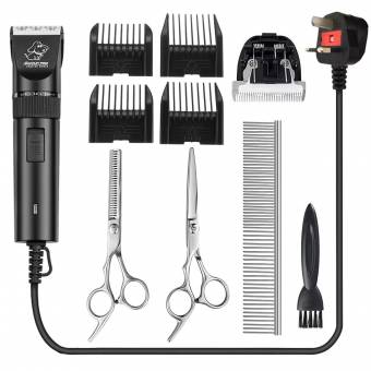 Kit Cortapelos,Focuspet Profesionales para Perros Gatos Mascotas, Bajo Ruido Peine de Guía Ajustable para Mascotas, Recortadora para Perros Clippers para Animal Belleza …. Envíos a Zamora