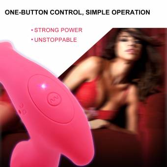 Vibrador, Louviva Aparatos de Masaje de Próstata Estimulador Punto G, Clítoris, Próstata, Parte Sensible con 10 Modo, Suave Tacto, Cargable, Juguete Erótico Regalo Sexual Impermeable-Rosa. Envíos a Le