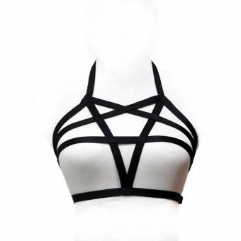 Jelinda para mujer fangbanger Arnés Tiras Cuerpo Jaula Jaula de sujetador Bras. Envíos a Huelva