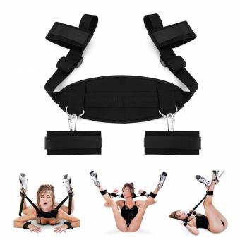 Juguetes SM Bondage Set Bondage BDSM SM camas servidumbre extremas con esposas y máscara de ojos para las parejas homosexuales. Envíos a Lugo