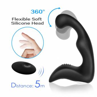 Control Remoto Upgraded Masajeador de Pró-stata con 9 Velocidades,  Punto G Vibr-ador An-al Sex Toys para Hombres y Parejas - USB Recargable - Cuerpo Flexible Suave. Envíos a Toledo