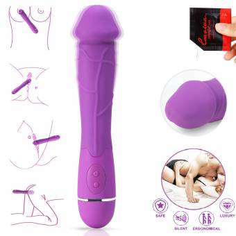 Vibradores Sexuales Mujer, Louviva Consoladores Vibrador, 10 Modos de Vibración, Estimula el Punto G y el Clítoris, 100% Impermeable (Color Lila). Envíos a Illes Balears