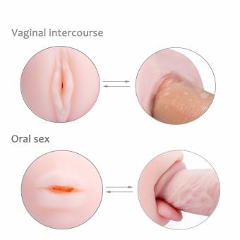 avwedo – Masturbador sexual de bolsillo con forma de vagina para hombres (Blanco y Rojo). Envíos a Cádiz