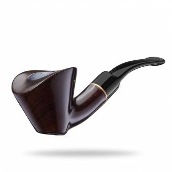 A.P. Donovan - El tabaco de pipa Conjunto hecho a mano (con tubos de acero inoxidable Soporte) - para filtros de 9 mm - Eben-madera - Mitnal. Envíos a València