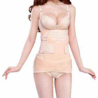 Herenear 3 en 1 Transpirable Elástico Recuperación Faja Post-parto Vientre/Cintura/Soporte Pélvico Cinturón Cintura Ajustable Para la Mujer y Maternidad (L). Envíos a Murcia