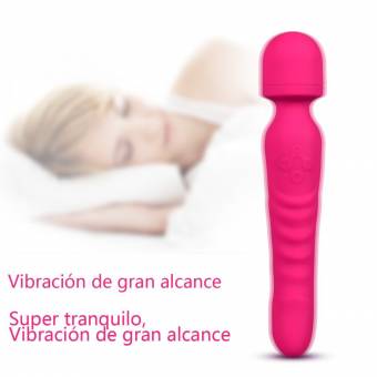 Lovey Angel con Doble Intensivos motores Mujer Masajeador Vibra-dor de Silicona para todo el cuerpo USB recargable con 7 Modos de Vibración para Mujeres（Rosa）. Envíos a Ourense