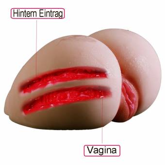 Lnabni Male Masturbator 3D Realistic Silicone Vagina Anal Entradas dobles Vibrating Butt Male Stroker Soundable Sex Toy para hombre 3.4kg. Envíos a Murcia