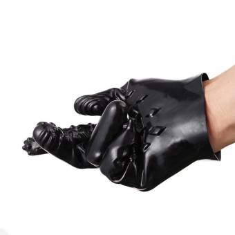 Wokee cómodo Sexo Anal juguetes guantes para mujeres y hombres anal G-Spot masaje Sticks Sexo juguetes guantes negro negro A. Envíos a Murcia