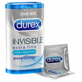 Durex Preservativo Invisible Extra Sensitivo - 12 Preservativos. Envíos a Girona