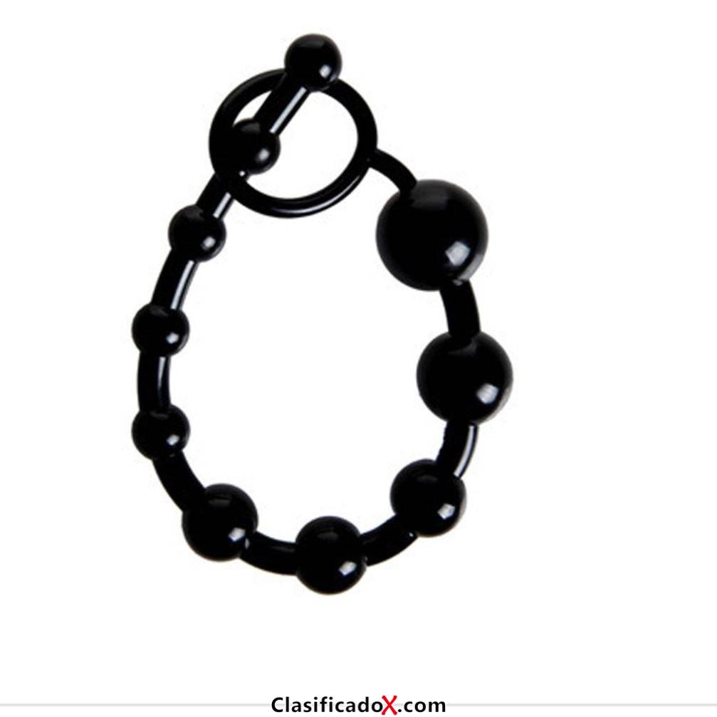 Rawdah Pull Beads Anal Plug Sex Toy, te da la mayor emoción (Negro). Envíos a Granada
