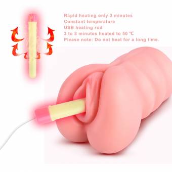 Mas-turbador Masculino con Vagina Realista Combinación para Hombre, con Calentador de USB, Dothnix.. Envíos a Almería