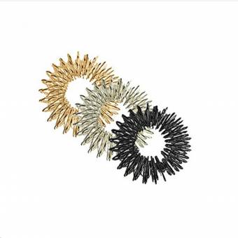 ROSENICE Masaje de Anillo, ROSENICE Masajeador Dedos para relajación 3pcs (oro+plata+negro). Envíos a Zaragoza