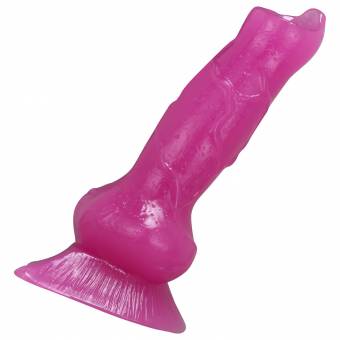 18.5 cm Animales, jukkarri Wolf con ventosa consolador Pene silicona Consolador Real El juguete sexual Pene realista anal plug anal dildo, color morado. Envíos a Almería