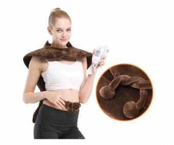 GAOYU Chal de fisioterapia con moxibustión electro-térmica, 3 opciones de temperatura - Cuidado de columna vertebral cervical en la espalda - Protección contra sobrecalentamiento automático. Env?