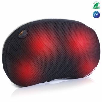 ZeroVida Masajeador de Cuello Almohada de Masaje Masajeador Cervical Cojín de Masaje Shiatsu 3D con Calor Infrarrojo para Relajar Cuello Espalda Ultra Silencioso - Regalo Ideal para la Familia. Env?