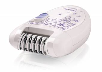 Philips HP6421/00 - Depiladora eléctrica con cable, 2 velocidades y adaptador para zonas sensibles. Envíos a Almería