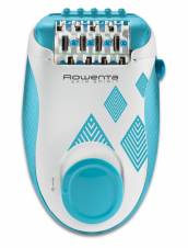 Rowenta Skin Spirit EP2910F0 - Depiladora de 2 velocidades con sistema anti dolor de 24 pinzas, Cepillo limpiador, Accesorio para Zonas Sensibles y Bolsita de Viaje. Envíos a León
