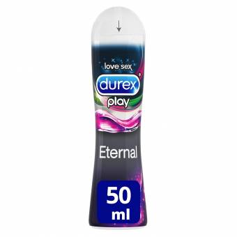 Durex Play Lubricante a base de silicona Eternal 50 ml + Vibrador Intense Orgasmic Pure Fantasy. Envíos a Cáceres