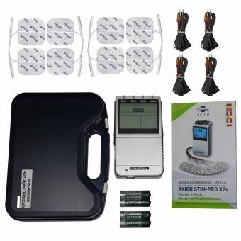 Electroestimulador TENS EMS para alivio del dolor, musculación y masaje - 4 canales - 45 programas. Aparato profesional para uso personal. Envíos a Burgos