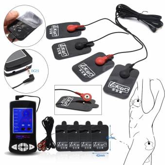 Cosy-L DJ028 Electrodos Autoadhesivos Dispositivo de electroestimulación Estímulo del punto G y del Perineo Plug Anales Vibrador Massager Próstata Masajeador Electrico Vibrador para Hombres. Enví