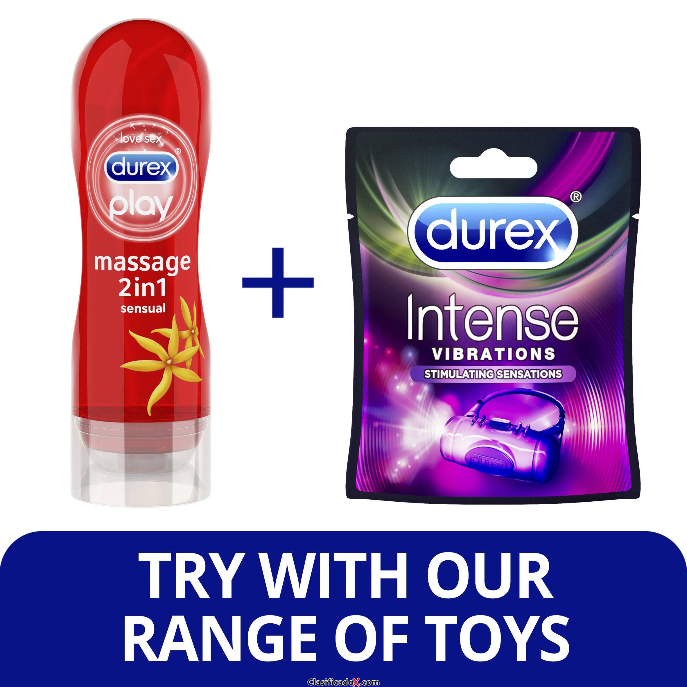 Durex Play Massage 2 en 1 Lubricante - 200 ml, Sensual (versión inglesa). Envíos a Asturias