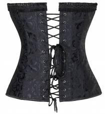 HLGO Corsé Lace Up Boned Overbust Corset Bustier Waist Trimmers corsé steampunk corsé Rojo, 3XL. Envíos a Zamora