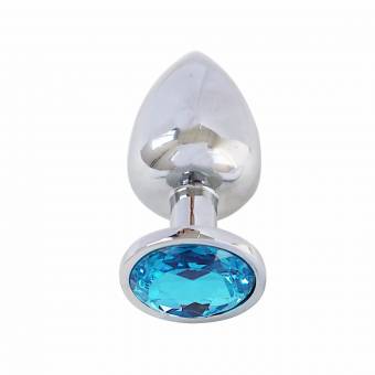 Freebily Plug Anal de Acero Inoxidable Tapón Anal con Diamante de Imitación Varios Colores Talla S M L Azul S. Envíos a Almería
