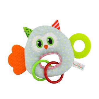 Isuper -Peluche Juguetes，Felpa Juquete con Mordedor Calmante Anillo de Goma Natural Silicona Sin-BPA para molar bebés recién nacido (húbo). Envíos a Segovia