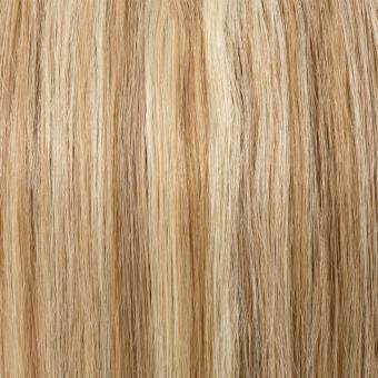 Extensiones de Cabello Natural Clip - Pelo Humano 100% Remy - Doble Weft - 8 Piezas 18 Clips(#12/613 Dorado/Blanqueador rubio 50cm-150g). Envíos a Salamanca