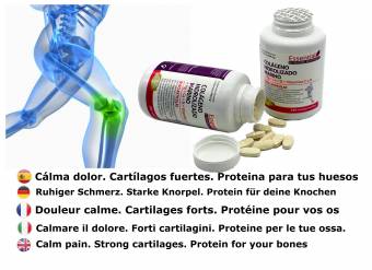 NATURAL BIO Colágeno hidrolizado Magnesio Calcio Vitamina C y D. Colágeno marino hidrolizado con magnesio. Suplementos vitamínicos para tus huesos, dolor en articulaciones.. Envíos a Granada