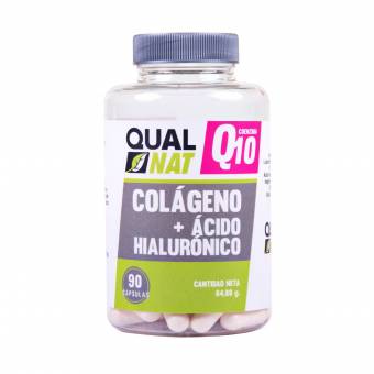 Colágeno con ácido hialurónico para una piel sana - Colágeno con vitamina C y zinc para ayudar a mejorar la elasticidad y salud de huesos y articulaciones - 90 cápsulas. Envíos a Salamanca