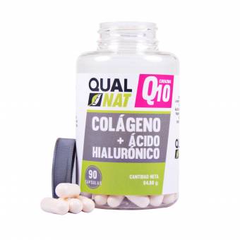 Colágeno con ácido hialurónico para una piel sana - Colágeno con vitamina C y zinc para ayudar a mejorar la elasticidad y salud de huesos y articulaciones - 90 cápsulas. Envíos a Córdoba