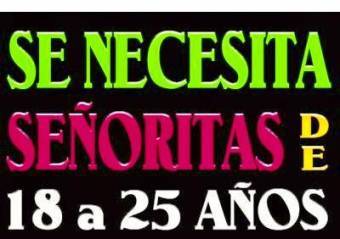 Buscamos Señoritas Estudiantes $900.000