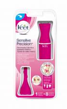 Veet Sensitive Precision - Recortador Eléctrico Depilación Mujer Zonas Sensibles - Ingles, Facial y Axilas - Rosa. Envíos a Guipúzcoa