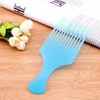 2pcs Antiestático Amplio Dientes Curly pelo Masaje Horquilla Peine de Peluquería (Azul. Envíos a Almería
