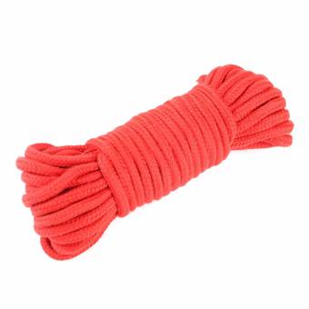 32 Pies 10M de alta calidad de seda Bondage Ultra suave torcido de cuerda de algodón Strap restricciones Kit para parejas (rojo). Envíos a Cáceres