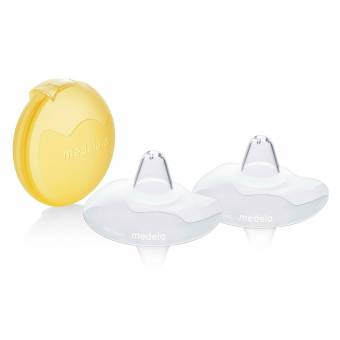 Medela - Protectores de pezones con estuche (24 mm, tamaño grande). Envíos a Huelva