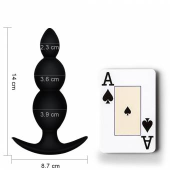 paloq ueth anal plug set Sex juguete silicona Material, Butt Plugs con diferentes tamaños para principiantes avanzadas anal Play Fans (1 Pkg/3 conector) 9,8 Onza. Envíos a Huelva