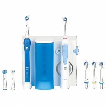 Oral-B Oxyjet + 2000 - Pack dental con cepillo de dientes recargable e irrigador Professional Care. Envíos a Granada