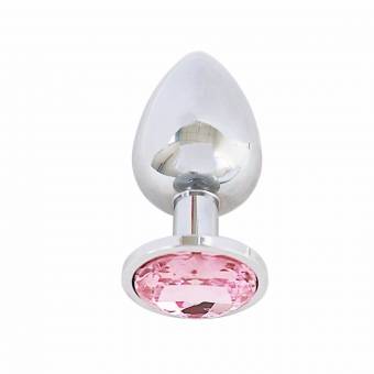 Freebily Plug Anal de Acero Inoxidable Tapón Anal con Diamante de Imitación Varios Colores Talla S M L Rosa L. Envíos a Cádiz