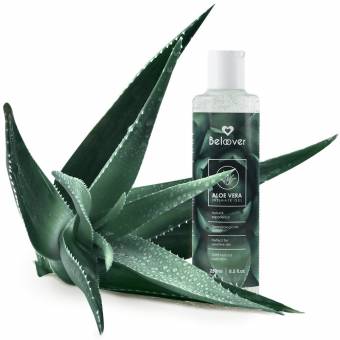 Lubricante sexual aloe vera ❤ Lubricantes sexuales BELOOVER con áloe vera (250ml) ❤ El mejor gel íntimo para disfrutar en tus juegos sexuales y proteger tu piel. Apto para pieles sensibles. Un 