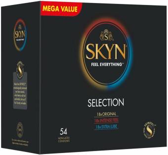 SKYN® SELECCIÓN 54 PACK DE CONDICIONES NO LATEXAS CON GEL ORGASMIC FREEE PARA SU. Envíos a Asturias