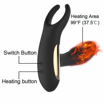 Dulexo Estimulador de vibraciones de próstata Calentamiento G poin 7 Modos de vibración Consolador a prueba de agua Perineum Plug anal de próstata Vibrador Juguete. Envíos a Cuenca
